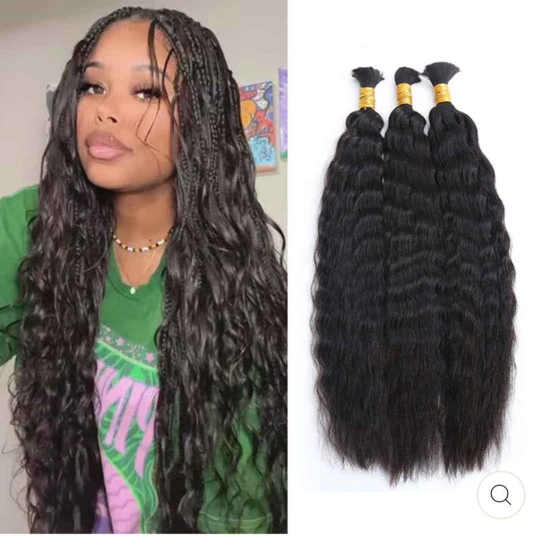 Wet & Wavy Bulk Hair 22"