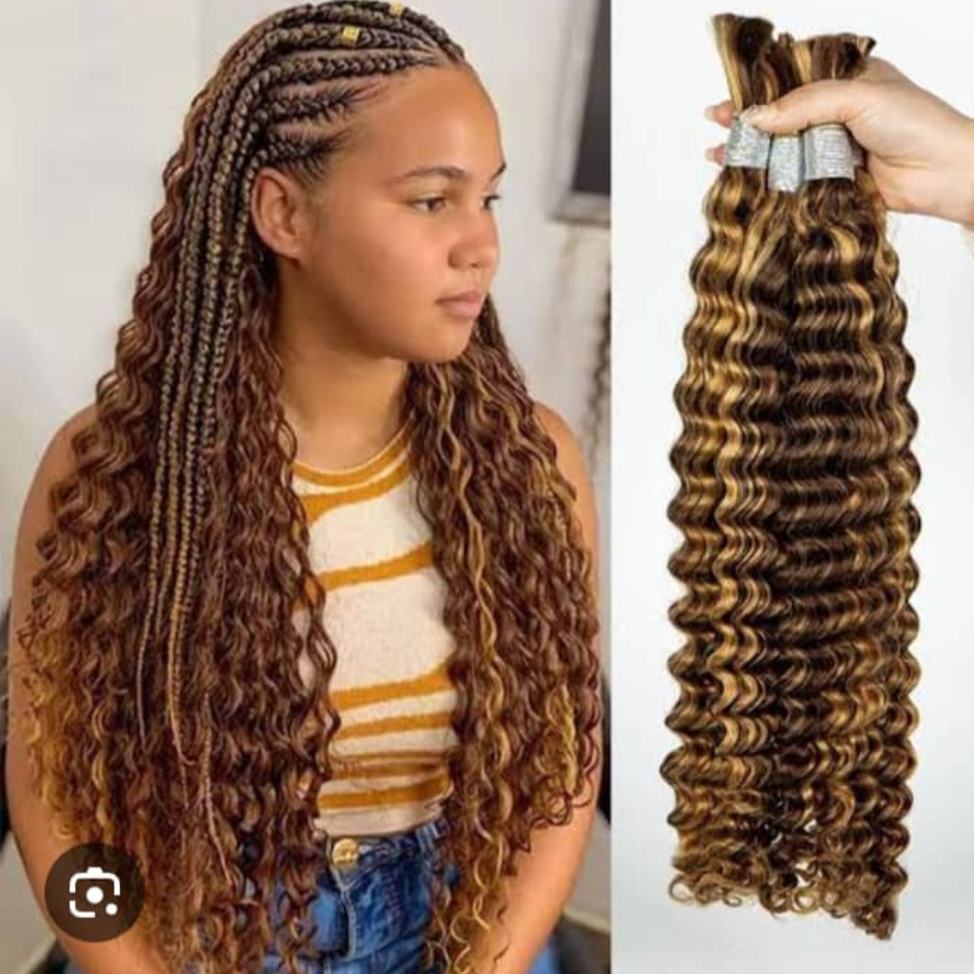 Deep Twist Bulk Hair 22"