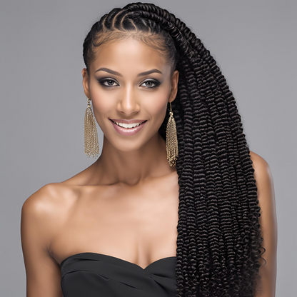 Deep Twist Bulk Hair 22"