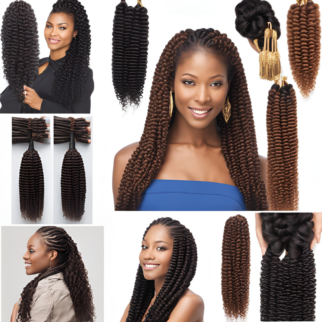 Deep Twist Bulk Hair 22"