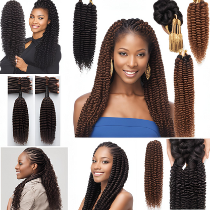 Deep Twist Bulk Hair 22"