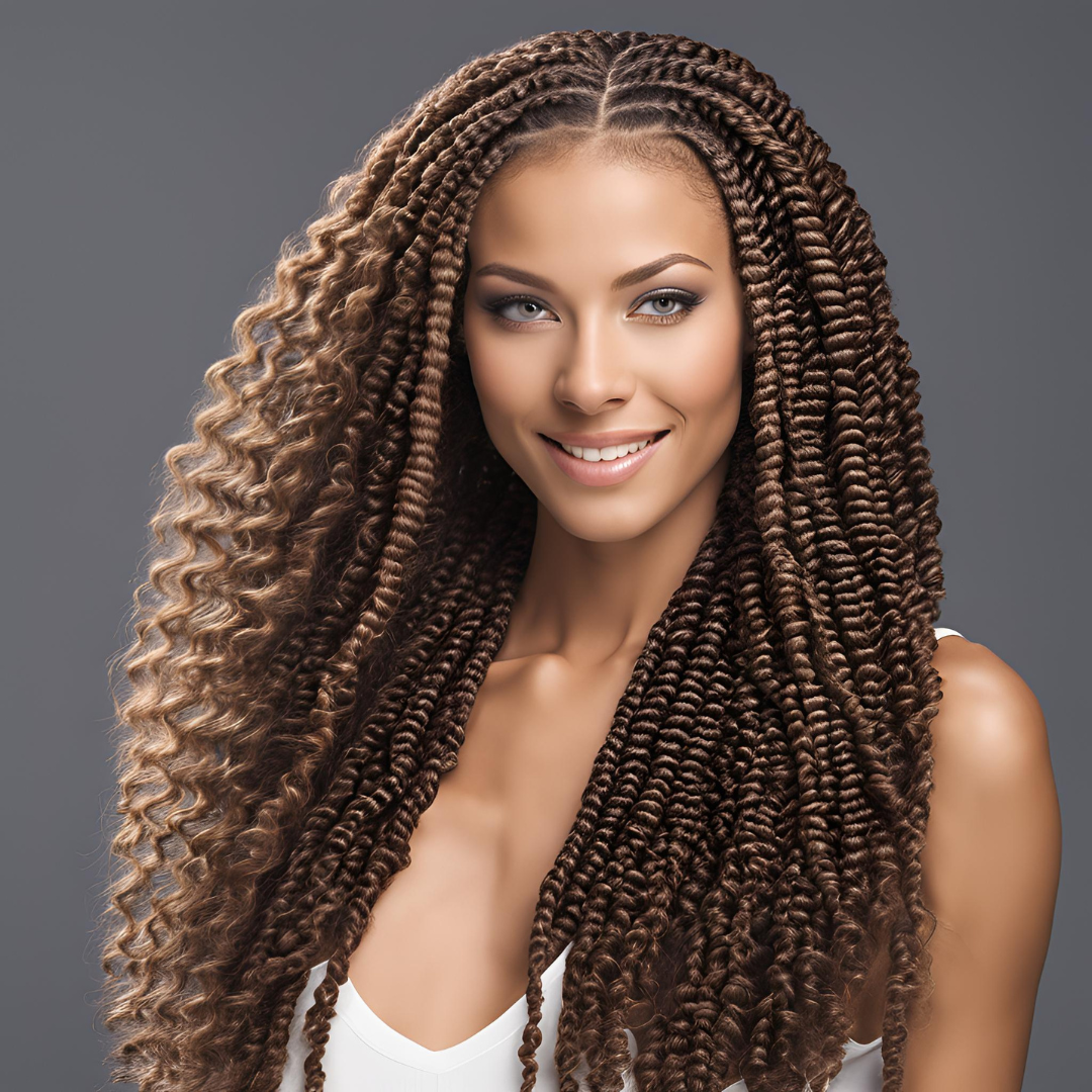 Deep Twist Bulk Hair 22"
