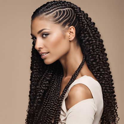 Deep Twist Bulk Hair 22"
