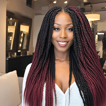 Deep Twist Bulk Hair 22"