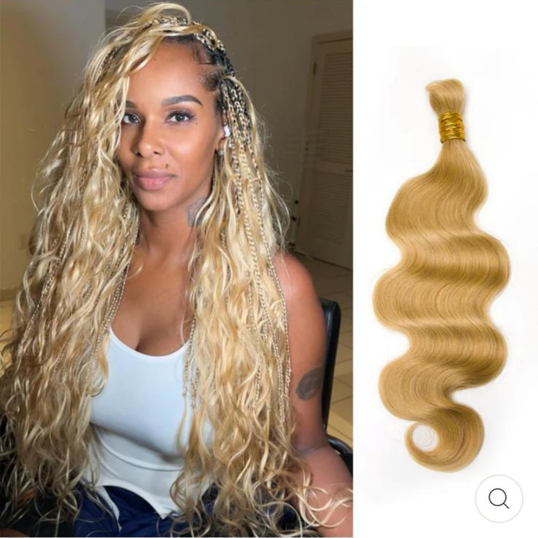 Body Wave Bulk Hair 22"